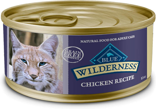 Wilderness High Protein Grain Free, Natural Adult Pate Wet Cat Food