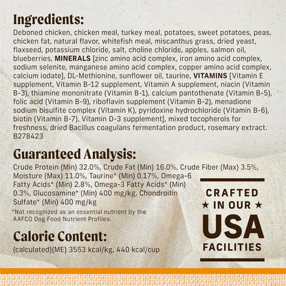 Lil' Plates Small Breed Dog Food, Grain Free Real Chicken and Sweet Potato Recipe, Small Dog Food - 20 Lb Bag